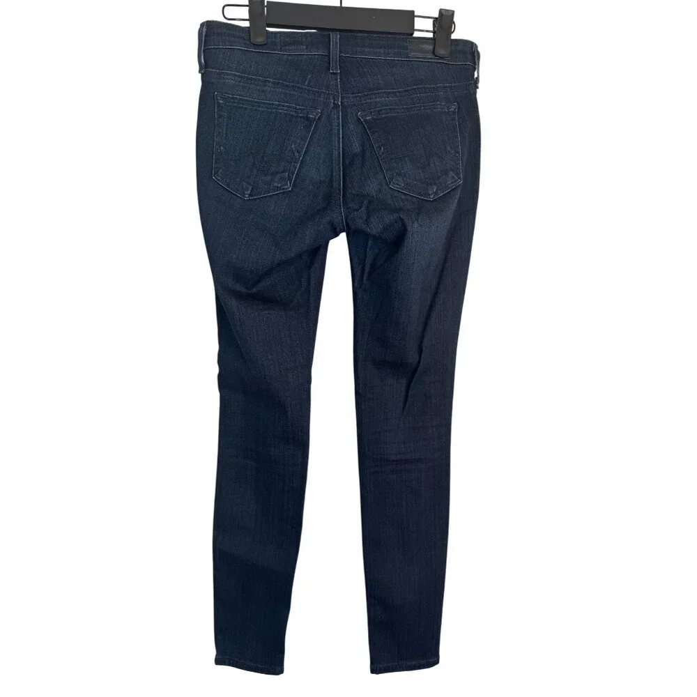 AG Adriano Goldschmied Size 25 Dark Wash Legging Ankle Jeans Cotton Blend